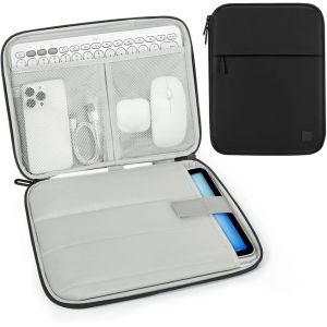 9-11"" Housse Pochette Tablette Pour Ipad 10é Gén 10,9"", Ipad (A16) 11"", Ipad Air 11"", Ipad Pro 11"", Ipad 9/8/7é Gén 10,2"", Ipad Air 5/4, Galaxy Tab A9+ Plus 11""/S9 Fe,Tab M11 11"", Noir - Neuf