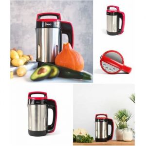 Blender Chauffant Blender &agrave; Soupes Inox avec 6 Programmes culinaires avec t&eacute;moins lumineux de 800W - Neuf