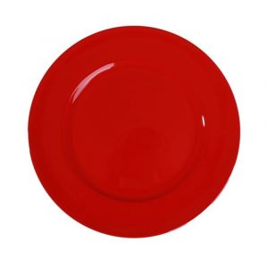 Assiette R&eacute;utilisable Pr&eacute;sentation 33cm Rouge - Neuf