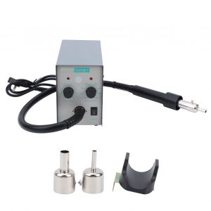 XYONG Station de soudage, outil de dessoudage, pistolet a air chaud 700 W, chauffage electrique, bouton d'indication, prise AU 220 V - Neuf