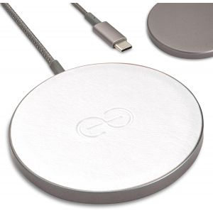 Empower Magnetic Wireless Charger Pad - Compatible Avec Magsafe Pour Iphone 16/15/14/13/12 & Qi-Certified Devices - Premium Vegan Leather [Vert] - Neuf
