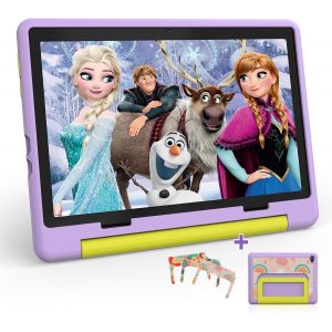 ChenQuanSarl-Tablette Pour Enfant 10 Pouces Android 14 Tablette Enfants Avec 8Gb+64Gb(Tf 1Tb),Kids Tablette Tactile Octa-Core,Éducative Apps Pré-Installé,Contrôle Parental, Wifi 6, Bt5.0,5000Mah(Pour - Neuf