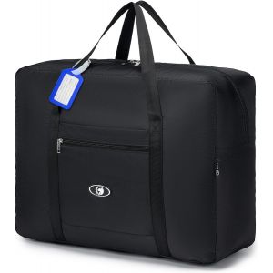 nzqaf-Valise Cabine 55x40x20 Ryanair Sac de Voyage Pliable TUI Airways Lufthansa Sac de Bagage Sac de Cabine Avion Valise de Cabine Sac Cabine Rangement Bagage Portable Organisateur de Sac 45L - Neuf
