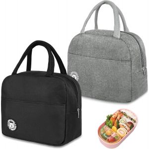 KALANKA-Sac Isotherme Repas, 5.5 L Sac &agrave; Lunch Isotherme Portable, Sacs Glaciere Repas R&eacute;utilisable et &Eacute;tanche, Joli Petit Sacs &agrave; Lunch, pour Enfants, Femmes, Hommes, &Eacute;cole, Bureau, Pique-nique - Neuf