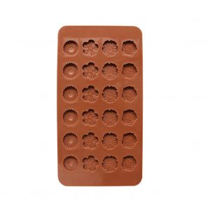 Hjlian Moule A Chocolat Antiadhesif En Forme De Rose, Moule A Bonbons, Bac A Glacons, Moule A Chocolat Numerique - Neuf