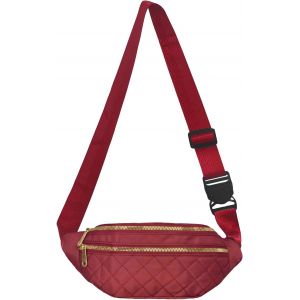CAUC-Sac Banane Femme Fanny Pack Sac Bandouli&egrave;Re Tendance &eacute;L&eacute;Gant Petite Sacoche Femme La Mode En Nylon Avec 3 Poches &agrave; Fermeture &eacute;Claire Et Sangle R&eacute;Glable La Poitrine &agrave; La Hanche - Neuf