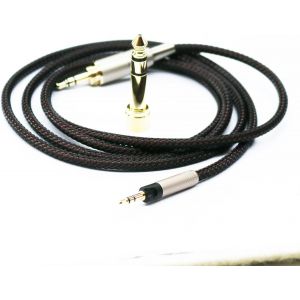LORANKA-C&acirc;ble audio de rechange compatible avec les casques Sennheiser HD6 MIX, HD7, HD8 DJ 3 m - Neuf