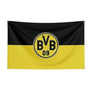 Drapeau Du Borussia Dortmund Born Pretty 3x5 En Polyester Imprime, Banniere De Sport De Course Pour Decoration - Neuf