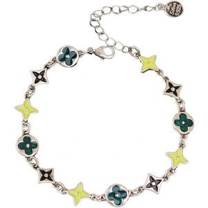 Bracelet Pour Femme Porte Bonheur Bracelets En Argent Sterling 925 Bracelets Feuilles Femme R&eacute;glable Pour Fille Cadeau Pour L'anniversaire De No&euml;l Saint Valentin[Bra9201685] - Neuf