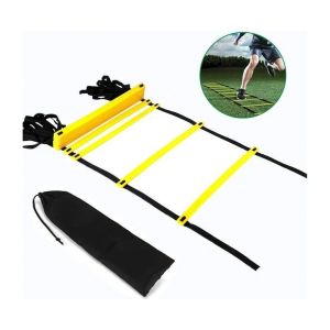 &Eacute;chelle D'agilit&eacute; Pace Speed - Outil D'entra&icirc;nement R&eacute;glable De 4 M Pour Footballeurs Et Athl&egrave;tes Avec Sac De Rangement - Neuf