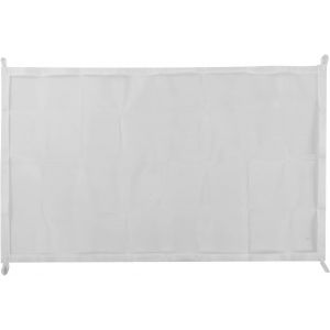 Barri&egrave;re R&eacute;tractable Pour Chien,Cl&ocirc;ture Pour Chien,Porte D'isolation Int&eacute;rieure,S&eacute;curit&eacute; Portable,Pliable,Escamotable,Porte Pour Chien D'escalier Pour Chat (Blanc) - Neuf