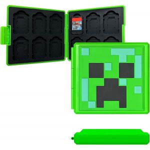 Bo&icirc;tier de Rangement pour Cartes Switch-&Eacute;tui Silicone &Eacute;tanche avec 12 Emplacements Jeux + 12 Slots TF,Fermeture S&eacute;curis&eacute;e,Compact et L&eacute;ger,Organisateur de Voyage pour Accessoires de Jeu (12C) - Neuf