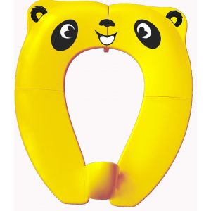 Pot de voyage pliable avec protection anti-&eacute;claboussures pour tout-petits (jaune), avec sac de transport et coussinets antid&eacute;rapants. Housse de si&egrave;ge de toilette pour l'apprentissage de la propret&eacute; - Neuf