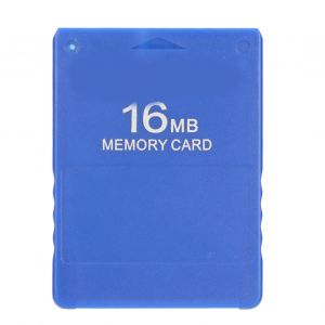 Carte Memoire 16 Mo, Robuste, Facile A Utiliser, Haute Vitesse, Portable, Pour Playstation 2, Bleu - Neuf