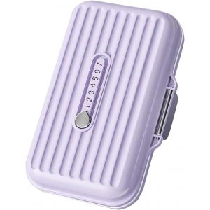Pilulier Portable Voyage Boite Medicaments Voyage¿Purple¿Travel Pill Organizer,Valise Medicaments Voyage Pour Le Voyage Et L'usage Quotidien,Etc. - Neuf