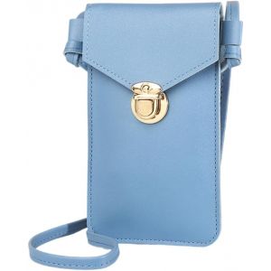 CAUC-Sac Bandouli&egrave;re Femme Pochette Telephone Portable,Mini &Eacute;tui Pochette Sacoche Pour Femmes Fille Avec Fen&ecirc;tre Pour &eacute;cran Tactile - Neuf