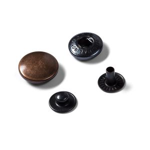 Recharges Boutons Pression Anorak Cuivre Antique 15mm X10 - Neuf