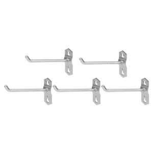 Lot de 5 crochets pour armoire a outils, support de suspension pour cle, 100 x 6 mm - Neuf