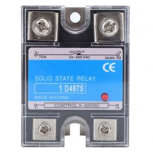 Relais statique 3-32 V CC, charge 24-480 V CA, equipement electrique SSR (BERM-1D 4875) - Neuf