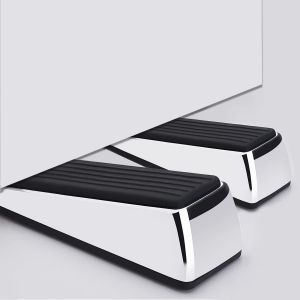 La Porte métallique s'Arrêter, Premium Caoutchouc Lourd Bouchon de Porte, Cale de Butée, 2Pack, Adapté pour une Porte de Dégagement de 0,4-1,18 (11 mm-30mm) - Neuf