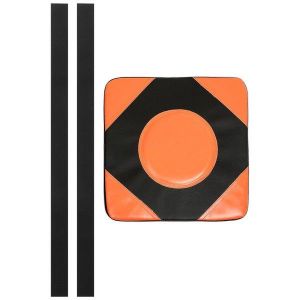 Tapis De Boxe Mural Professionnel Et Durable - Tapis D'entra&icirc;nement En Cuir Pu De Haute Qualit&eacute; Avec Sangles D'installation Faciles - Neuf