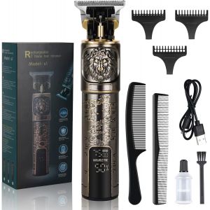 Tondeuse Cheveux Hommes, Tondeuse Barbe Electriques Professionnelle, Tondeuse Barbe Homme, Cadeau Anniversaire Homme Pour Salon De Coiffure Les Enfants Et La Famille - Neuf