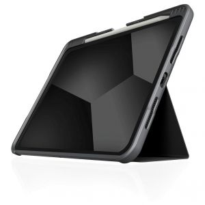 STM Dux Plus 11" Folio Noir et Transparent pour Apple iPad Pro 11&Prime; M4 (A2836, A2837, A3006) - Neuf