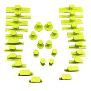 16/32Pcs Colles Tirettes Carrosserie D&eacute;bosselage Languettes de traction Outil de r&eacute;paration de bosses de peinture Colles Extracters Tabs T3EF - Neuf