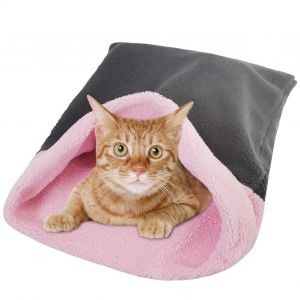 Niche Pour Petits Et Moyens Chiens, Niche Pour Chat, Niche Pour Animaux, Zone Couverte, Cachette, Niche Douillette Pour Chiots, Polaire Douce, Confort Hivernal (1 Paquet) - Neuf