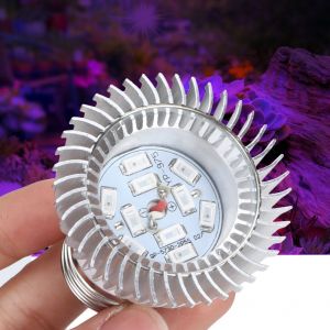 Hjlian Ampoule Led Ac85-265v 5w E27 Pour Culture Interieure De Plantes, Spectre Complet, Surface Convexe - Neuf