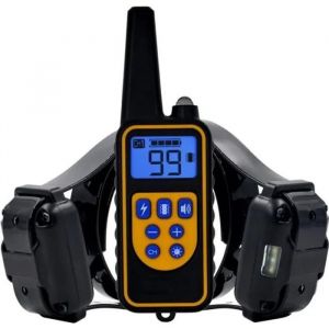Collier De Dressage - Ecent - 800m - Rechargeable - Imperméable - 3 Modes D'entraînement-Noir - Neuf