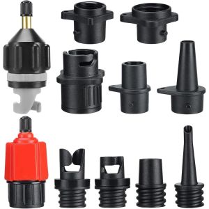 Letnerny-Adaptateur De Pompe Gonflable Sup Paddle Board Avec 9 Buses De Pompe &Agrave; Air Standard - Multifonctionnel - Neuf