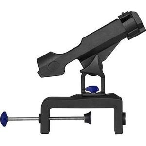 Support De Canne À Pêche Réglable À 360 Degrés Avec Pince D'ouverture De 14 Cm, Pour Kayaks, Bateaux, Canoës Et Yachts. - Neuf