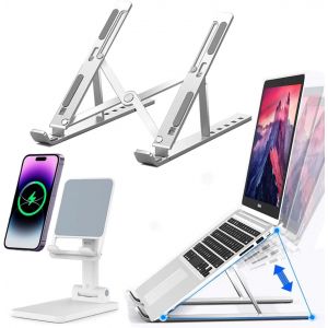 Support Ordinateur Portable Bureau Support PC Portable Laptop Stand Support PC Ventil&eacute; Pour Ordinateur Porte Ordinateur Portable Support Ordinateur Portable 17 pouces Support Pour Macbook Pro ipad - Neuf