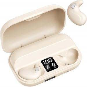 KALANKA-&Eacute;couteurs Bluetooth Sleep, Mini &eacute;couteurs Intra-Auriculaires Bluetooth 5.3 Invisibles, &Eacute;couteurs Sleep pour Petites Oreilles, &Eacute;couteurs &agrave; R&eacute;duction de Bruit pour Le Sommeil lat&eacute;ral (Nude) - Neuf