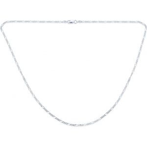 Kal-Collier Cha&icirc;ne &Agrave; Maillons Figaro En Argent Sterling Plaqu&eacute; Or Jaune &Eacute;pais Ou Fin Unisexe Pour Hommes Femmes 14-24 Pouces - Neuf