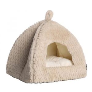 Coussin Panier Espace Sommeil Naya 40 X 40 Cm Beige - Neuf