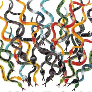 24pcs Snake jouets Coloré Faux Serpent Jouets Halloween Fête Décorations Farce Jouets - Neuf
