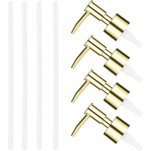 KAL-4 Pièces Pompe De Rechange Savon, Tête De Pompe Pour Distributeur De Savon En Plastique, Pompe De Remplacement,Pour Les Désinfectants Pou Mains,Shampooings Et Gels Douche - Neuf