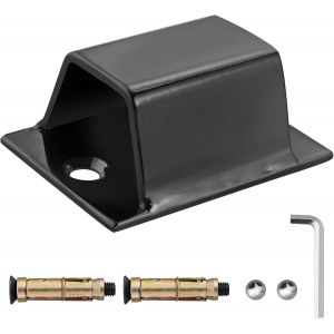 Ground Anchor Chain Lock Security Anchor Anchor High Strength Steel Chain Anchor Floor/Wall Safe And Stable For Bike, Motorcycle, Boat With Fixing Hardware Black - Neuf