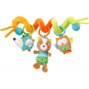 Spirale D'activities Aiko & Yuki - Jouet Pour Poussette &Agrave; Toucher Et &Agrave; Saisir - Pour Le Lit, Le Parc, La Coque Et Le Si&egrave;ge Auto - De Motricit&eacute; Pour B&eacute;b&eacute;s Et Jeunes Enfants &Agrave; Partir De 0+ Mois - Neuf