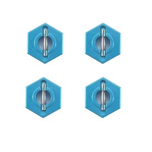 1Set / 4Pcs Hexagone En M&eacute;tal Pour Wltoys 12428 12423 1/12 Vitesse Rc Voiture - Neuf