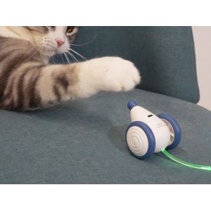 Souris &eacute;lectrique pour chat avec lumi&egrave;res LED et mouvement automatique - Neuf