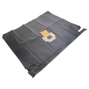 vhbw 5x Sacs remplacement pour Makita W107418355 pour aspirateur - 37,3cm x 21,3cm noir - Neuf