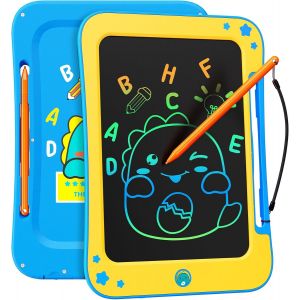 KALANKA-Jouet Enfant 4 Ans Garçon Tablette Dessin Enfant Cadeaux d'Anniversaire Noël pour 3 4 5 6 Ans Garçon Fille 8.5 Pouces Ardoise Magique Jouet d'Éducatif (Bleu) - Neuf