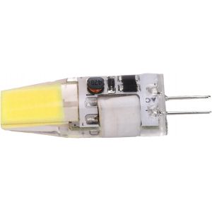 KAL-Ampoule De Plafonnier De Lustre En Silicone G4 Led Cob, 5W 600Lm Ac/Dc 12V 4.2X1.3Cm, Ampoule À 2 Broches Pour Lustre, Ampoule G4, Accessoire De Lampe (Blanc Froid) - Neuf