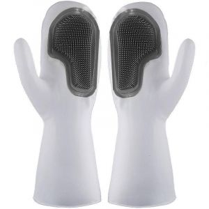 2 paires de gants de vaisselle en gel de silice magique nettoyage de cuisine ménage vaisselle domestique wate - Neuf