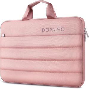14 Inch Waterproof Laptop Bag Compatible with MacBook Air/MacBook Pro/MateBook 14/Dell Latitude/HP Elitebook/Microsoft Surface Book, Pink - Neuf