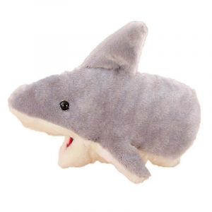 Pt requin marionnette à main drôle en peluche marionnette à main jouet belle marionnette à main de dessin animé - Neuf