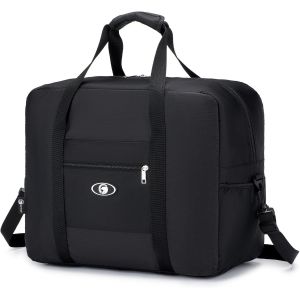 KALANKA-Sac Cabine easyjet 45x36x20 Sac Baggage Valise Voyage Pliable,Léger Imperméable Bagage à Main 45x36x20 Sacs de Sport pour Homme Femme Sacs de Sport pour Voyage Sport Gym Noir 1Pack - Neuf